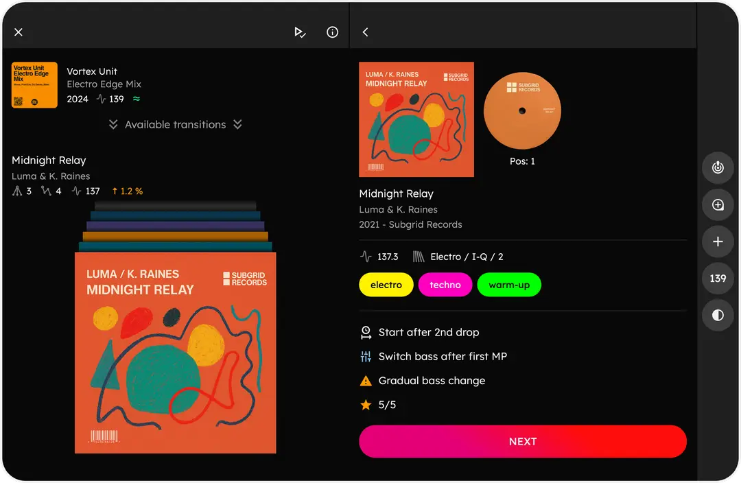 All your transitions with Wezeejay, also on tablet